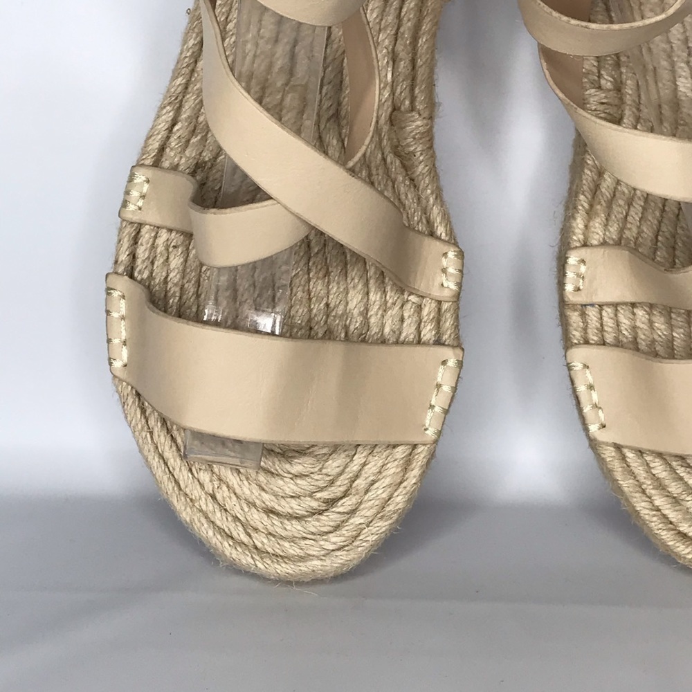 JustFab Laston Espadrille Flat Women's 8 Boho‎ Strap Ankle Sandal - Picture 12 of 16